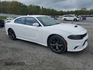 2019 Dodge Charger GT with VIN 2C3CDXHG3KH721430, listed as a Copart auction lot 51839515 with 89,556 mi miles and Salvage Title. Bid and sale history available at DreamBid. Image 4.