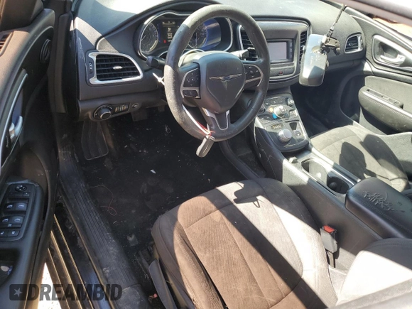 2015 Chrysler 200 Limited with VIN 1C3CCCAB1FN693585, listed as a Copart auction lot 50092965 with 135,648 mi miles and Salvage title. Bid and sale history available at DreamBid. Image 8.