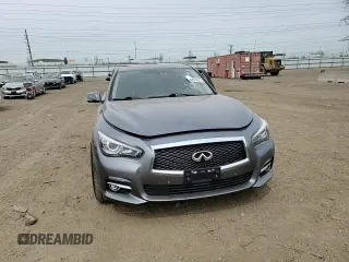 2017 Infiniti Q50 Premium with VIN JN1EV7AR9HM834868, listed as a Copart auction lot 54975165 with 109,746 mi miles and Salvage title. Bid and sale history available at DreamBid. Image 13.