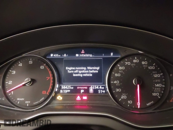 2019 Audi Q5 Premium with VIN WA1ANAFY6K2089034, listed as a IAAI auction lot 41483750 with 58,425 mi miles. Bid and sale history available at carsss.com. Image 7.
