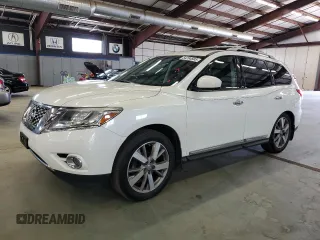 2015 Nissan Pathfinder Platinum z VIN 5N1AR2MM0FC632244, wystawiony jako Copart lot #54204885 z przebiegiem 229 886 mil mil oraz Czysty tytuł • Clean title. Historia ofert i sprzedaży dostępna na DreamBid. Obrazek 1.