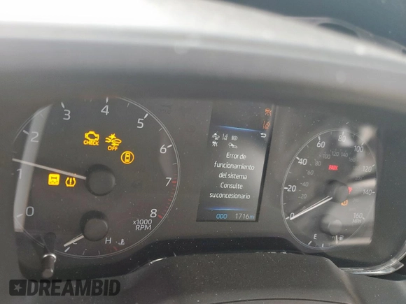 2025 Toyota Corolla Cross L with VIN 7MUAAAAG1SV130393, listed as a Copart auction lot 58823445 with 1,716 mi miles and Clean title. Bid and sale history available at DreamBid. Image 9.
