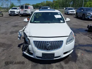 2011 Buick Regal CXL RL6 with VIN W04GU5GC4B1034384, listed as a IAAI auction lot 42053618 with 1 mi miles. Bid and sale history available at carsss.com. Image 11.