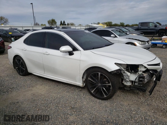 2020 Toyota Camry XSE with VIN 4T1K61AK7LU346603, listed as a Copart auction lot 50256215 with 95,797 mi miles and Salvage Title. Bid and sale history available at DreamBid. Image 4.