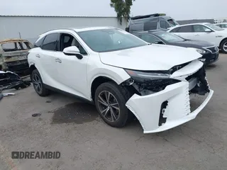 2024 Lexus RX with VIN 2T2BAMBA5RC024585, listed as a IAAI auction lot 41197857 with 18,031 mi miles. Bid and sale history available at carsss.com. Image 1.