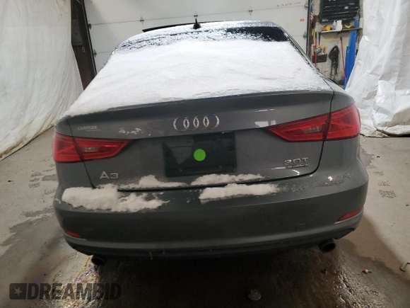 2016 Audi A3 Premium with VIN WAUB8GFF2G1083924, listed as a Copart auction lot 45665185 with Not Provided miles and Salvage Title. Bid and sale history available at DreamBid. Image 6.