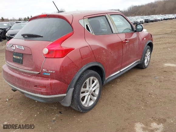 2012 Nissan Juke SV with VIN JN8AF5MV1CT118314, listed as a IAAI auction lot 41458310 with 1 mi miles. Bid and sale history available at carsss.com. Image 4.