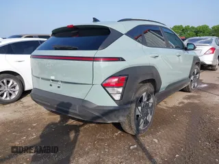 2025 Hyundai Kona SEL with VIN KM8HB3AB4SU192285, listed as a IAAI auction lot 41920239 with 12,211 mi miles. Bid and sale history available at carsss.com. Image 4.