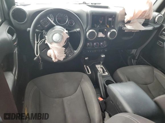 2016 Jeep Wrangler Unlimited 75th Anniversary with VIN 1C4HJWEG1GL183099, listed as a Copart auction lot 55393385 with Not provided miles and Salvage title. Bid and sale history available at DreamBid. Image 8.