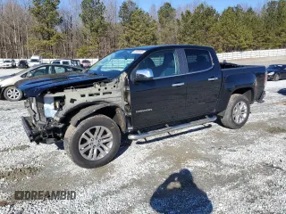 2016 GMC Canyon 2WD SLT z VIN 1GTG5DE33G1361186, wystawiony jako Copart lot #42639955 z przebiegiem 88 378 mil mil oraz Szkoda całkowita • Salvage title. Historia ofert i sprzedaży dostępna na DreamBid. Obrazek 1.
