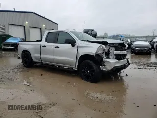 2019 Chevrolet Silverado 1500 Custom with VIN 1GCRYBEH0KZ395614, listed as a Copart auction lot 82385934 with 54,289 mi miles and Salvage Title. Bid and sale history available at DreamBid. Image 10.