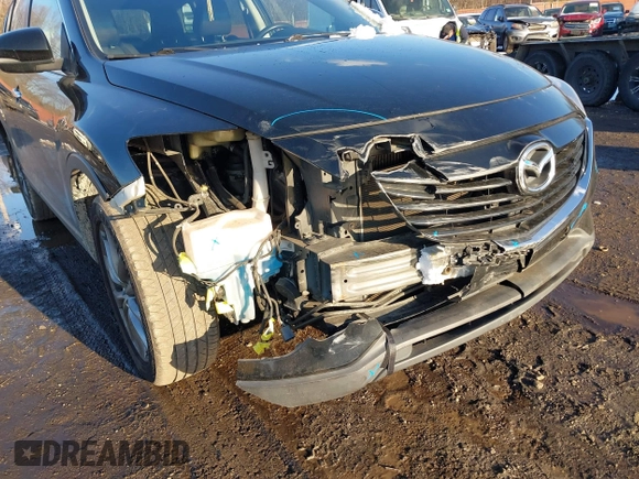 2014 Mazda CX-9 Grand Touring with VIN JM3TB3DV4E0444558, listed as a IAAI auction lot 41538130 with 113,050 mi miles and . Bid and sale history available at DreamBid. Image 6.