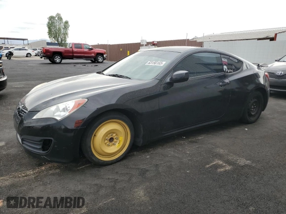2011 Hyundai Genesis Coupe with VIN KMHHT6KDXBU056581, listed as a Copart auction lot 63156165 with 149,213 mi miles and Clean title. Bid and sale history available at DreamBid. Image 1.