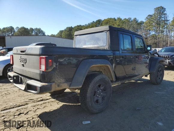 2023 Jeep Gladiator Sport z VIN 1C6HJTAG1PL560543, wystawiony jako Copart lot #43219155 z przebiegiem 19 999 mil mil oraz Szkoda całkowita • Salvage title. Historia ofert i sprzedaży dostępna na DreamBid. Obrazek 3.