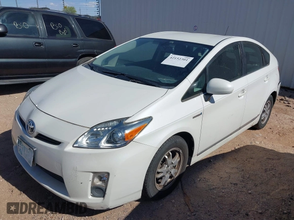 2010 Toyota Prius II with VIN JTDKN3DU4A0234829, listed as a IAAI auction lot 42152301 with 209,357 mi miles and . Bid and sale history available at carsss.com. Image 2.