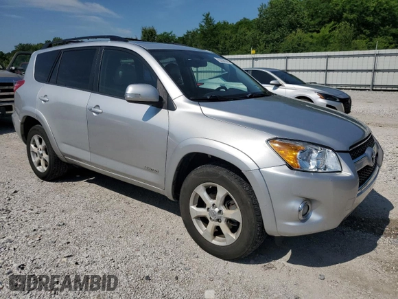 2010 Toyota RAV4 Limited with VIN JTMDK4DV7AD010334, listed as a Copart auction lot 60308555 with 169,321 mi miles and Salvage title. Bid and sale history available at DreamBid. Image 4.