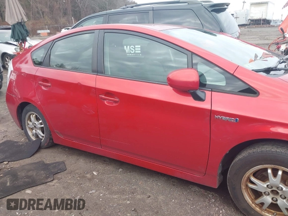2011 Toyota Prius I with VIN JTDKN3DU1B0257339, listed as a IAAI auction lot 40973818 with 229,066 mi miles and . Bid and sale history available at DreamBid. Image 13.