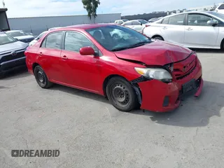 2012 Toyota Corolla L with VIN 5YFBU4EE7CP003044, listed as a IAAI auction lot 42044928 with 256,796 mi miles. Bid and sale history available at carsss.com. Image 1.
