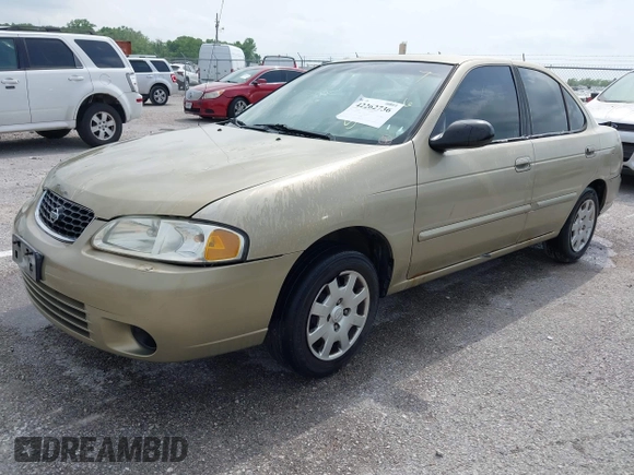 2001 Nissan Sentra GXE z VIN 3N1CB51D01L520566, wystawiony jako IAAI lot #42262736 z przebiegiem 122 675 mil mil oraz . Historia ofert i sprzedaży dostępna na DreamBid. Obrazek 2.