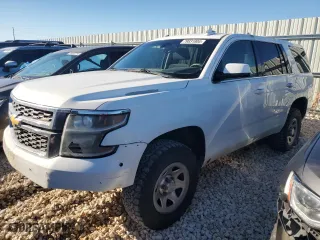2017 Chevrolet Tahoe Commercial with VIN 1GNSKFEC3HR215282, listed as a Copart auction lot 79831904 with 135,876 mi miles and Clean Title. Bid and sale history available at carsss.com. Image 1.