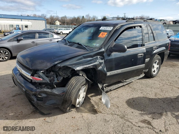 2004 Chevrolet TrailBlazer LS with VIN 1GNDT13S842370061, listed as a Copart auction lot 51428125 with 78,297 mi miles and Salvage Title. Bid and sale history available at carsss.com. Image 1.
