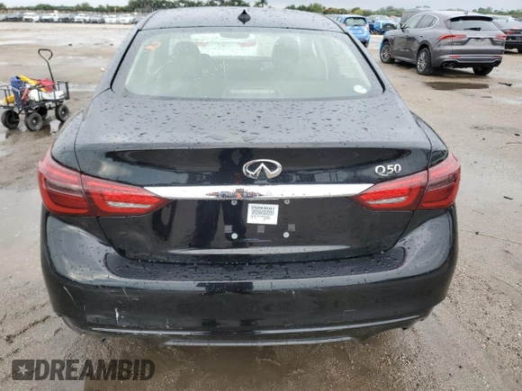 2018 Infiniti Q50 Sport with VIN JN1EV7AP8JM359508, listed as a Copart auction lot 87256854 with Not Provided miles and Salvage Title. Bid and sale history available at carsss.com. Image 6.