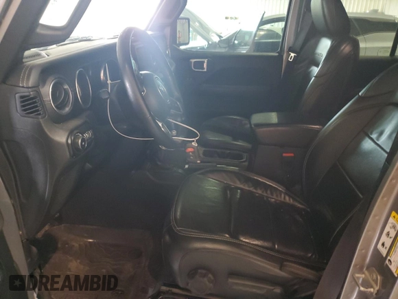 2018 Jeep Wrangler Unlimited Sahara with VIN 1C4HJXEG2JW196357, listed as a Copart auction lot 55105575 with Not provided miles and Salvage title. Bid and sale history available at DreamBid. Image 7.