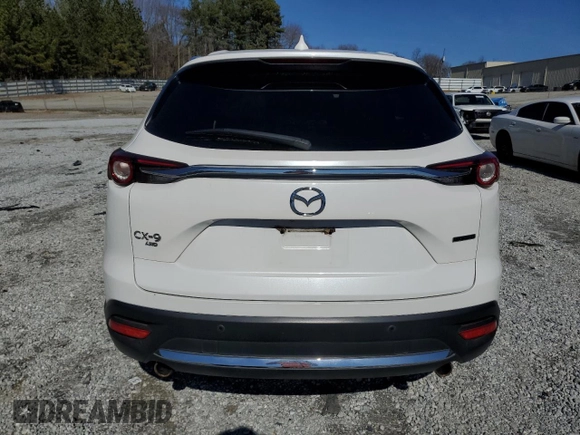 2021 Mazda CX-9 Carbon Edition with VIN JM3TCBDY7M0537378, listed as a Copart auction lot 43446575 with 51,650 mi miles and Salvage title. Bid and sale history available at DreamBid. Image 6.