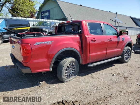 2021 Ford Ranger XL with VIN 1FTER4FH0MLD22397, listed as a Copart auction lot 57234845 with Not provided miles and Non repairable. Bid and sale history available at DreamBid. Image 3.