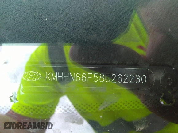 2008 Hyundai Tiburon GT z VIN KMHHN66F58U262230, wystawiony jako IAAI lot #33619963 z przebiegiem 150 708 mil mil oraz . Historia ofert i sprzedaży dostępna na DreamBid. Obrazek 9.