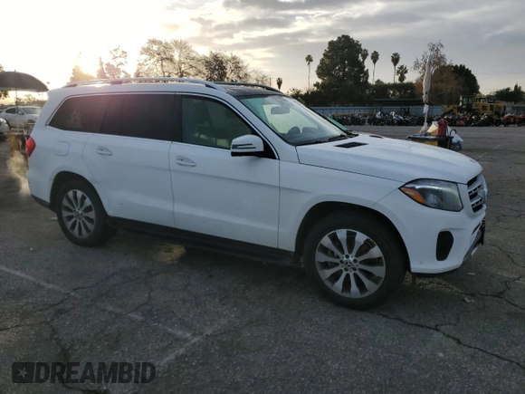 2019 Mercedes-Benz GLS with VIN 4JGDF6EE2KB205183, listed as a Copart auction lot 36768293 with 33,091 mi miles. Bid and sale history available at carsss.com. Image 4.