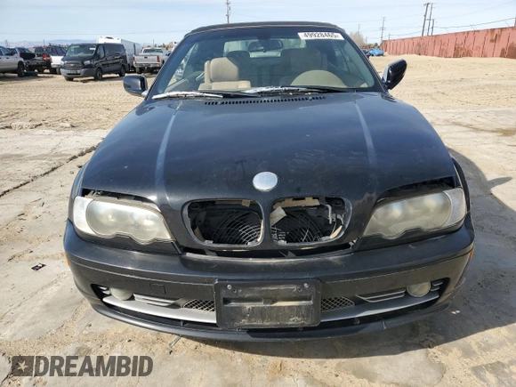 2002 BMW 3 Series 330Ci with VIN WBABS534X2JU95431, listed as a Copart auction lot 49928465 with 162,818 mi miles and Clean Title. Bid and sale history available at DreamBid. Image 5.