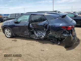 2020 Chevrolet Blazer LT z VIN 3GNKBJRSXLS635633, wystawiony jako Copart lot #58584645 z przebiegiem 21 642 mil mil oraz Szkoda całkowita • Salvage title. Historia ofert i sprzedaży dostępna na DreamBid. Obrazek 2.