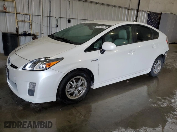 2010 Toyota Prius II with VIN JTDKN3DU8A1005435, listed as a Copart auction lot 46633955 with 189,790 mi miles and Salvage Title. Bid and sale history available at DreamBid. Image 1.
