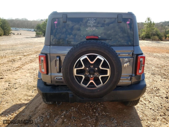 2024 Ford Bronco Outer Banks with VIN 1FMEE8BP5RLA58094, listed as a Copart auction lot 49248425 with 11,686 mi miles and Salvage Title. Bid and sale history available at carsss.com. Image 6.