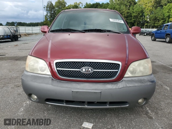 2005 Kia Sedona LX with VIN KNDUP131056614364, listed as a Copart auction lot 73935454 with 149,420 mi miles and Salvage Title. Bid and sale history available at carsss.com. Image 5.