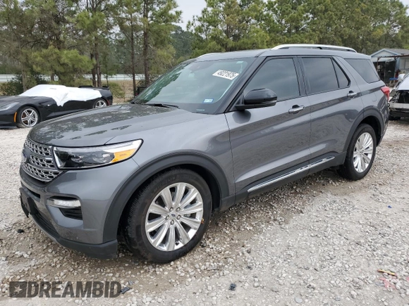 2023 Ford Explorer Limited with VIN 1FMSK7FH5PGC35256, listed as a Copart auction lot 49221975 with 10,856 mi miles and Clean Title. Bid and sale history available at carsss.com. Image 1.