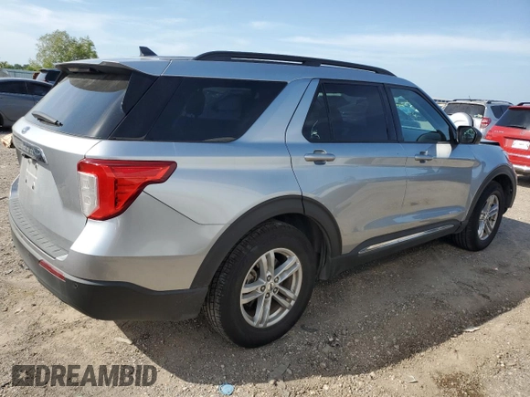 2022 Ford Explorer XLT with VIN 1FMSK7DH9NGB25231, listed as a Copart auction lot 56919975 with 86,593 mi miles and Salvage title. Bid and sale history available at DreamBid. Image 3.