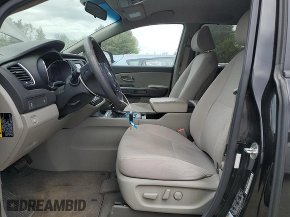 2016 Kia Sedona LX with VIN KNDMB5C18G6125722, listed as a Copart auction lot 54072915 with 129,751 mi miles and Clean Title. Bid and sale history available at carsss.com. Image 7.