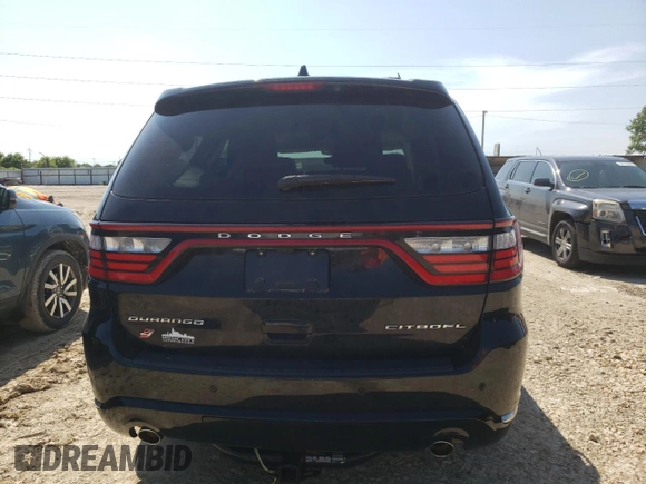 2019 Dodge Durango Citadel with VIN 1C4RDJEG0KC798587, listed as a Copart auction lot 57191924 with 58,946 mi miles and Salvage Title. Bid and sale history available at DreamBid. Image 6.