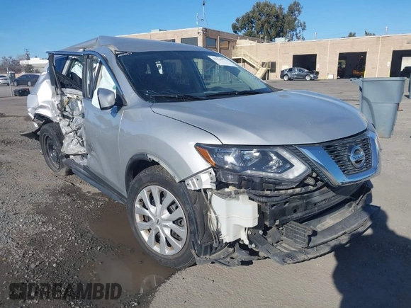 2017 Nissan Rogue SV with VIN KNMAT2MT7HP568955, listed as a IAAI auction lot 41529717 with 1 mi miles. Bid and sale history available at carsss.com. Image 1.