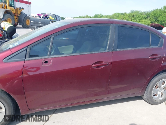 2014 Honda Civic LX with VIN 19XFB2F54EE050014, listed as a IAAI auction lot 42025589 with 245,299 mi miles and . Bid and sale history available at DreamBid. Image 15.