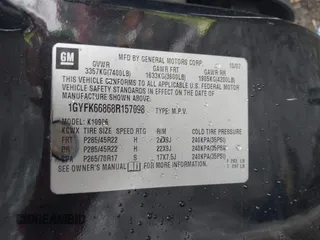 2008 Cadillac Escalade ESV z VIN 1GYFK66868R157098, wystawiony jako IAAI lot #42147341 z przebiegiem 177 624 mil mil oraz . Historia ofert i sprzedaży dostępna na DreamBid. Obrazek 9.