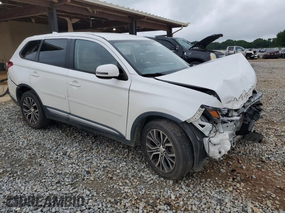 2017 Mitsubishi Outlander SE with VIN JA4AD3A32HZ066716, listed as a Copart auction lot 58435645 with 133,889 mi miles and Salvage title. Bid and sale history available at DreamBid. Image 4.