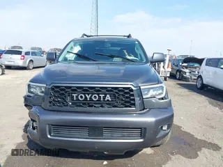 2021 Toyota Sequoia TRD Pro with VIN 5TDEY5B18MS187069, listed as a IAAI auction lot 41701691 with 100,629 mi miles. Bid and sale history available at carsss.com. Image 12.