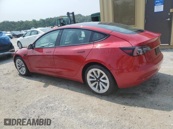 2022 Tesla Model 3 z VIN 5YJ3E1EAXNF369821, wystawiony jako Copart lot #59052455 z przebiegiem 102 568 mil mil oraz Czysty tytuł • Clean title. Historia ofert i sprzedaży dostępna na DreamBid. Obrazek 2.