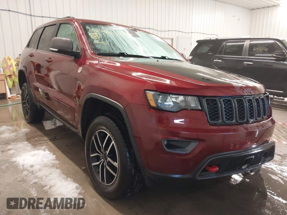 2021 Jeep Grand Cherokee Trailhawk with VIN 1C4RJFLG8MC650599, listed as a IAAI auction lot 41277515 with 69,244 mi miles. Bid and sale history available at carsss.com. Image 1.