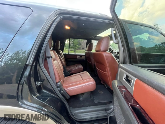 2014 Ford Expedition King Ranch с VIN 1FMJU1J55EEF08737, выставлен на аукционе Copart как лот 65369095 с пробегом 122 137 миль миль и Чистый • Clean title. История ставок и продаж доступна на DreamBid. Изображение 6.