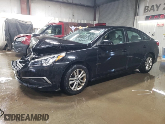 2016 Hyundai Sonata SE with VIN 5NPE24AF0GH288139, listed as a Copart auction lot 50366865 with Not Provided miles and Salvage Title. Bid and sale history available at DreamBid. Image 1.