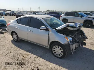 2014 Nissan Versa SV with VIN 3N1CN7AP1EL804775, listed as a Copart auction lot 52785995 with 108,094 mi miles and Salvage Title. Bid and sale history available at DreamBid. Image 4.